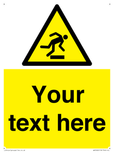 Custom Trip Hazard Sign